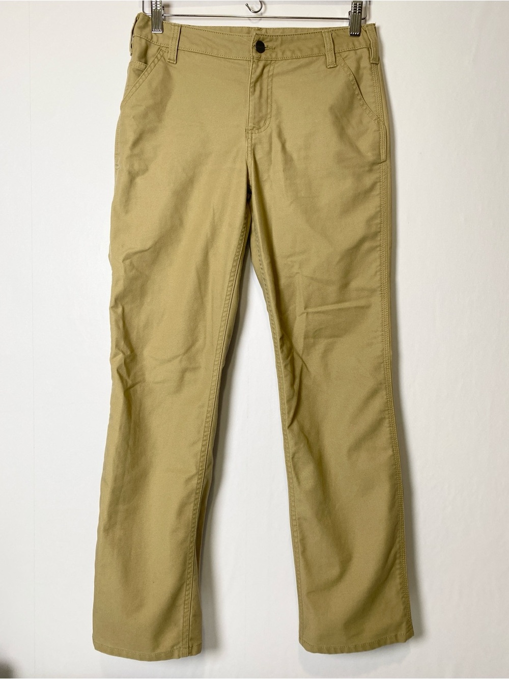 Carhartt Women's Corduroy Khaki Pants Size 2 Short Casual